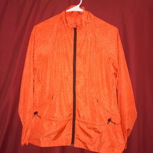 Exertek size petite (PM), neon orange jacket